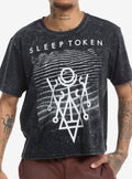 Sleep Token Rune Sand Ripples Mineral Wash Crop T-Shirt | Premium Unisex T-Shirt, Trending Graphic Tee