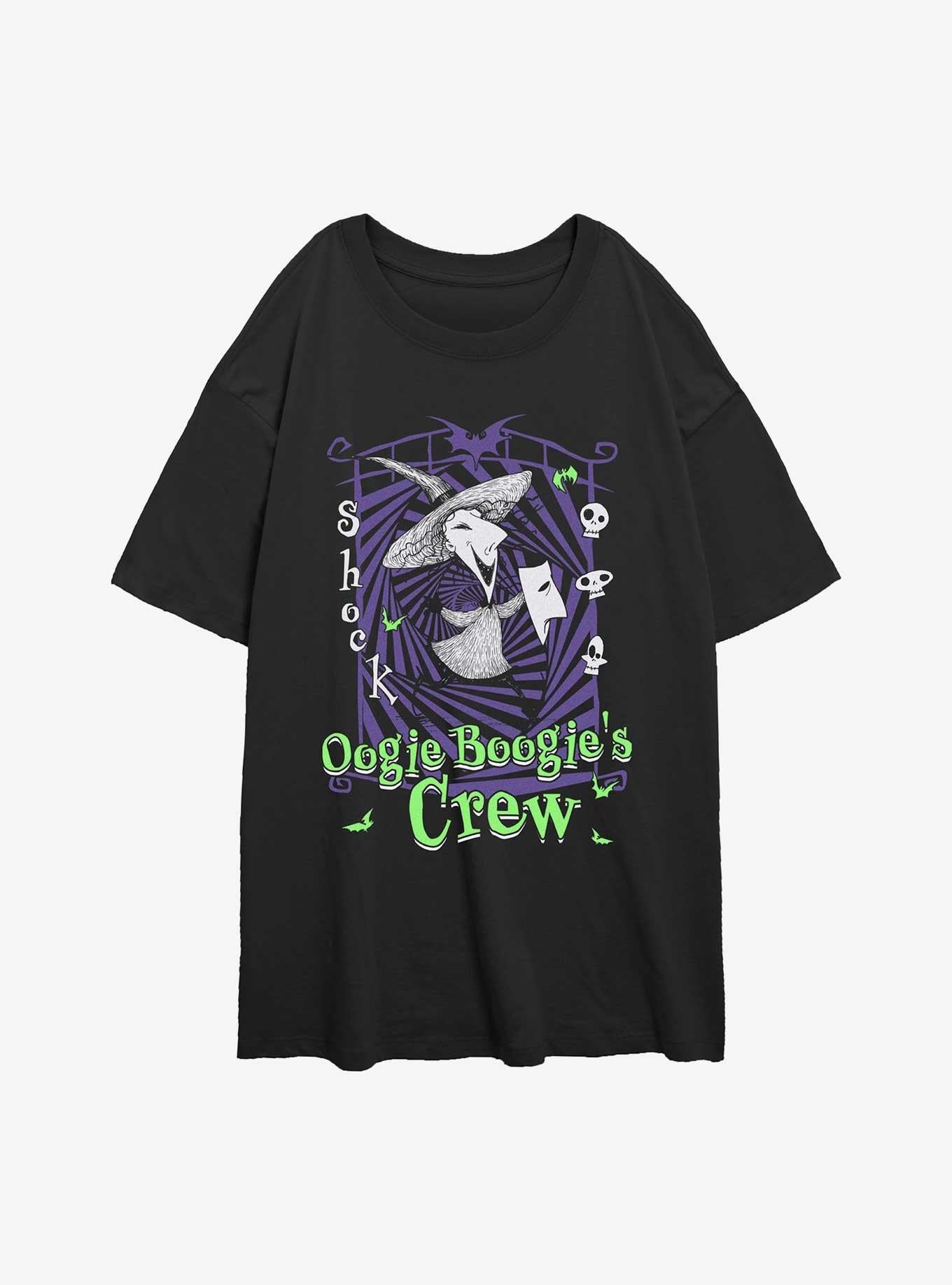 The Nightmare Before Christmas Boogie's Crew Shock Girls Oversized T-Shirt