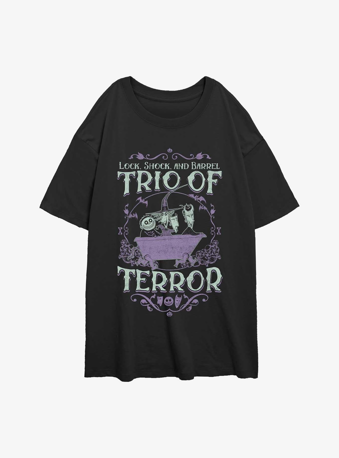 The Nightmare Before Christmas Kidnapping Services Girls Oversized T-Shirt