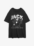 The Nightmare Before Christmas Collegiate Jack Girls Oversized T-Shirt T-Shirt | Streetwear Vibe | Great Gift Idea