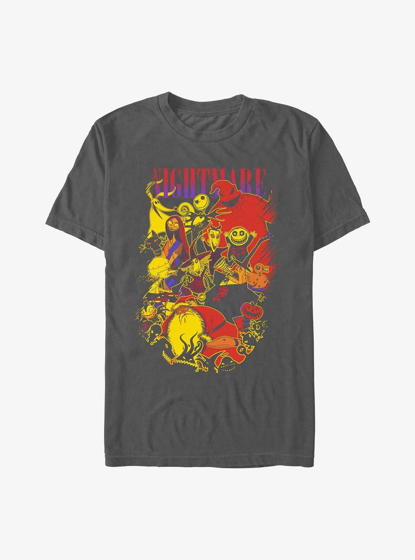 The Nightmare Before Christmas Group Garment Dye T-Shirt