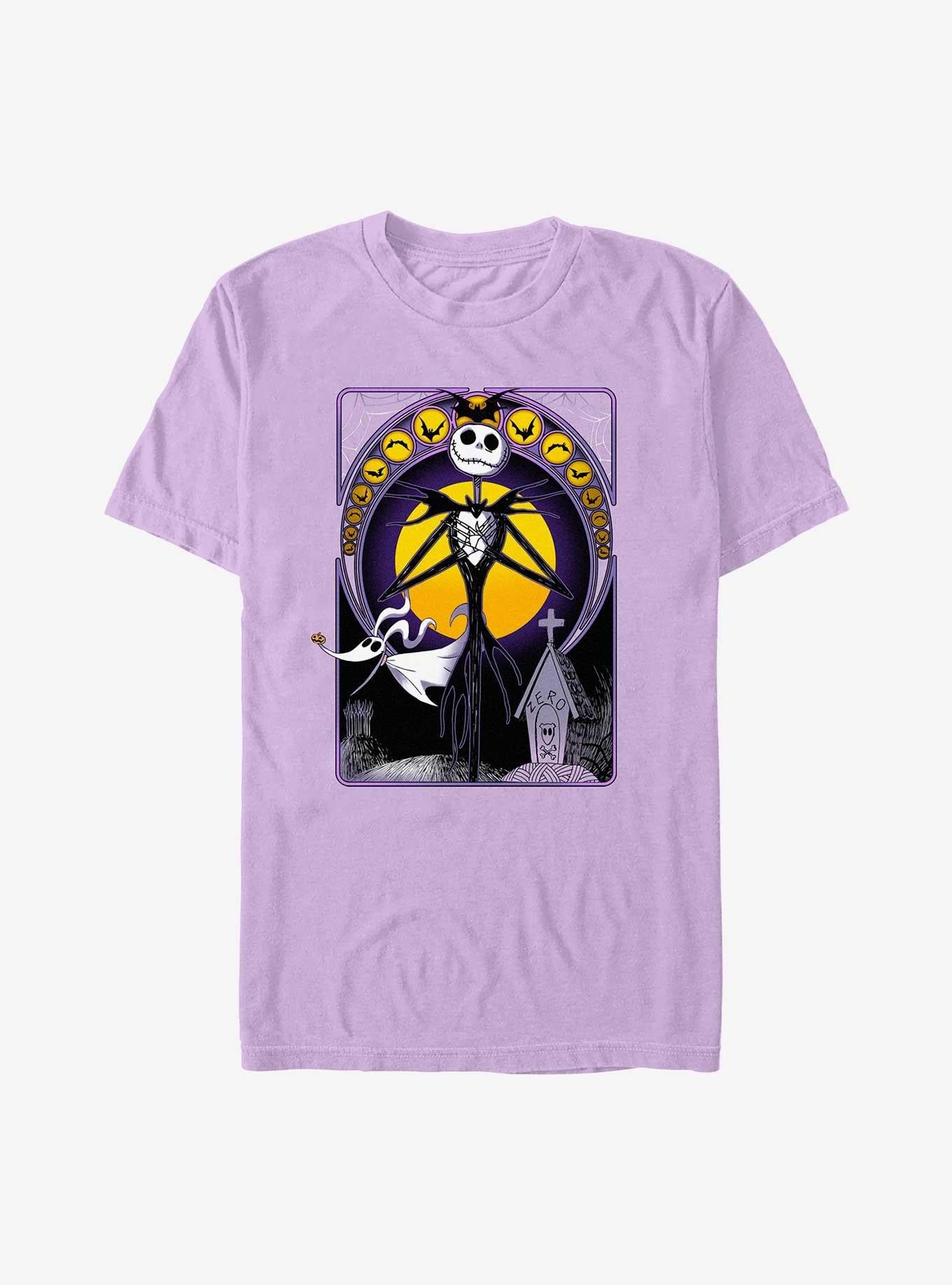 The Nightmare Before Christmas Jack Nightmare Nouveau Garment Dye T-Shirt T-Shirt | Aesthetic Graphic | High Demand Item