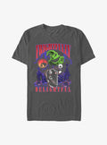 The Nightmare Before Christmas Neon Frightfully Oogie, Jack & Sally Garment Dye T-Shirt