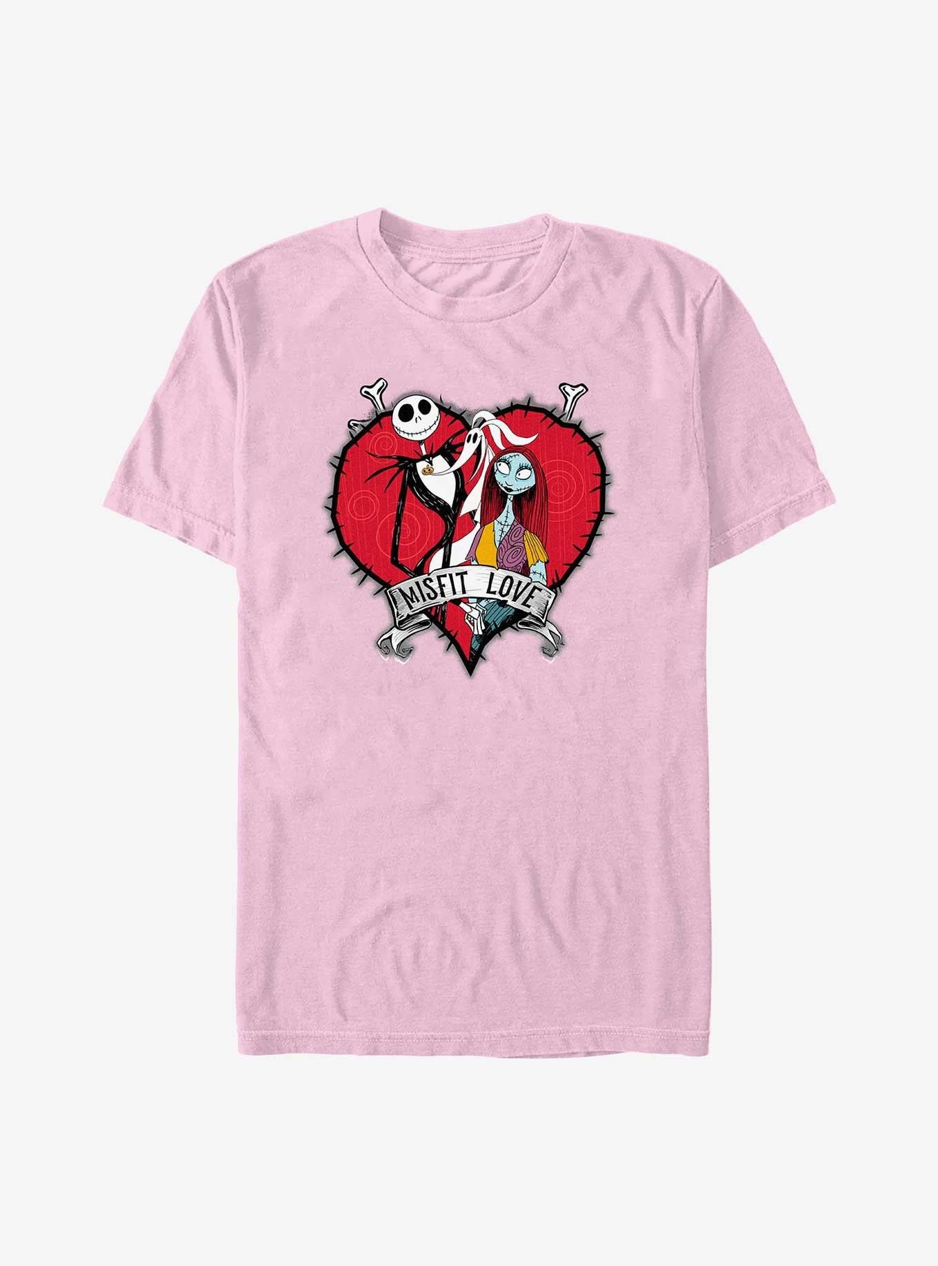 The Nightmare Before Christmas Jack Sally Misfit Love Garment Dye T-Shirt T-Shirt | Exclusive Edition | Top Pick For Fans