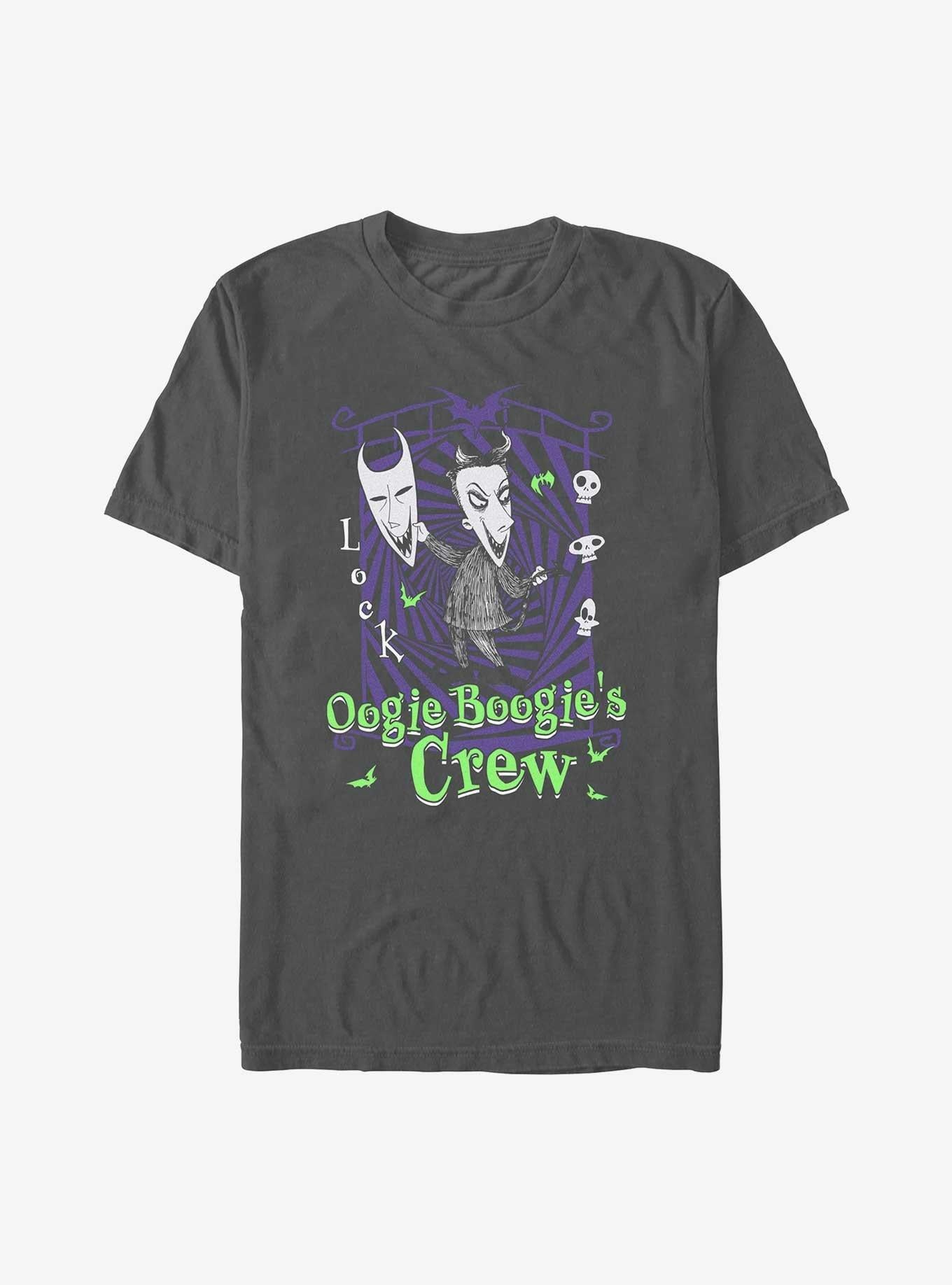 The Nightmare Before Christmas Boogie's Crew Lock Garment Dye T-Shirt T-Shirt | Premium Graphic | Top Pick For Fans
