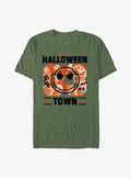 The Nightmare Before Christmas Halloweentown Collage Garment Dye T-Shirt T-Shirt | Streetwear Vibe | Trending Now