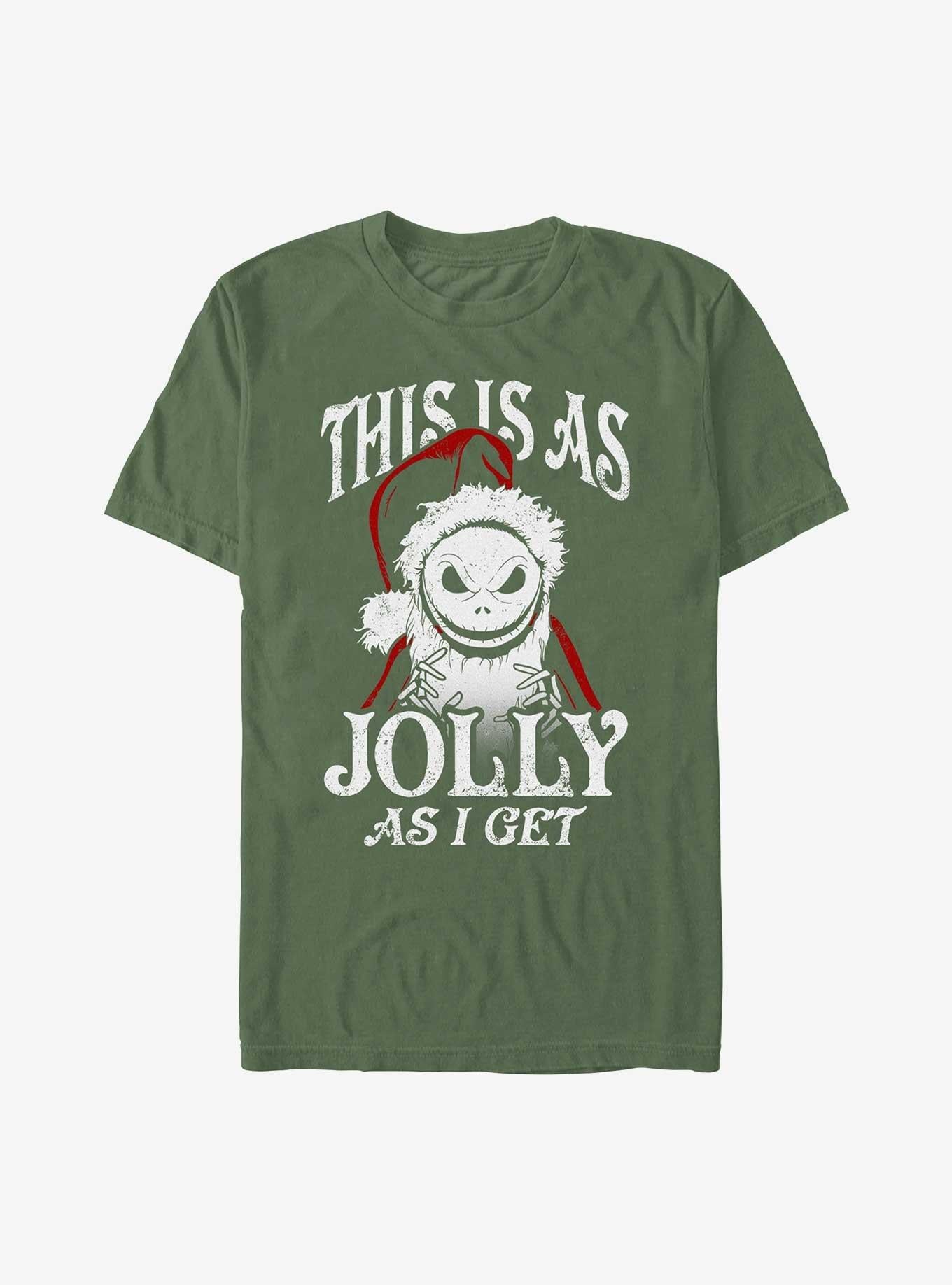 The Nightmare Before Christmas Jolly Santa Jack Garment Dye T-Shirt T-Shirt | Best-Selling Artwork | High Demand Item