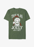 The Nightmare Before Christmas Jolly Santa Jack Garment Dye T-Shirt