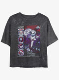 The Nightmare Before Christmas Nightmare Girls Mineral Wash Crop T-Shirt