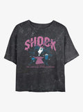 The Nightmare Before Christmas Collegiate Shock Girls Mineral Wash Crop T-Shirt T-Shirt | Streetwear Vibe | Must-Have Style