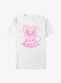 Disney Lilo Stitch Angel Heart T-Shirt T-Shirt | Vintage Graphic Vibe | Top Pick For Fans