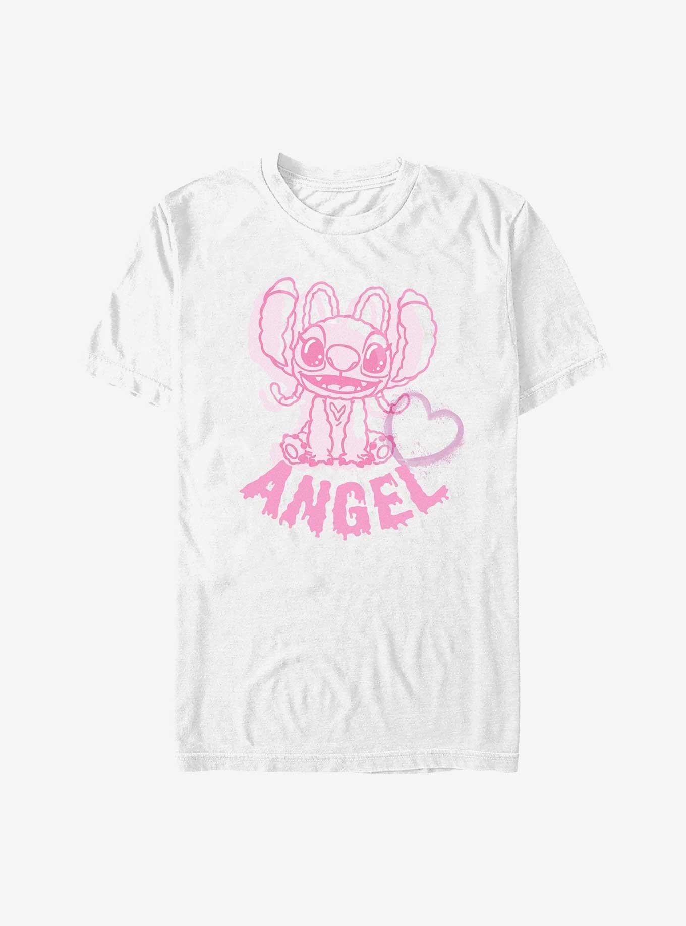 Disney Lilo Stitch Angel Heart T-Shirt T-Shirt | Vintage Graphic Vibe | Top Pick For Fans