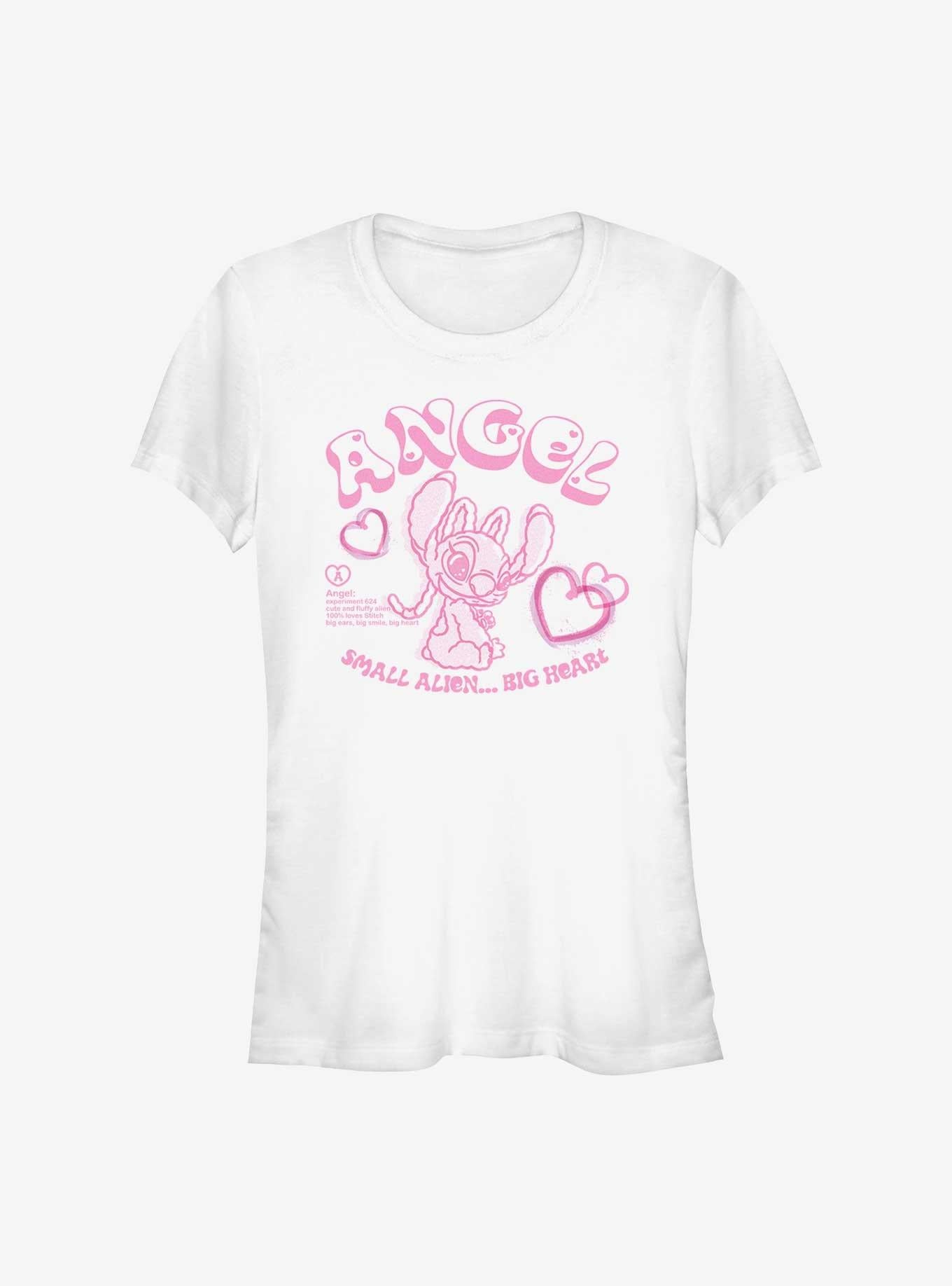 Disney Lilo Stitch Big Smile Big Heart Girls T-Shirt T-Shirt | Premium Graphic | Trending Now