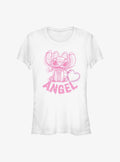 Disney Lilo Stitch Angel Heart Girls T-Shirt T-Shirt | Trending Streetwear Style | Must-Have Style
