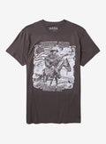 Johnny Cash Country Boy Horseback Portrait T-Shirt