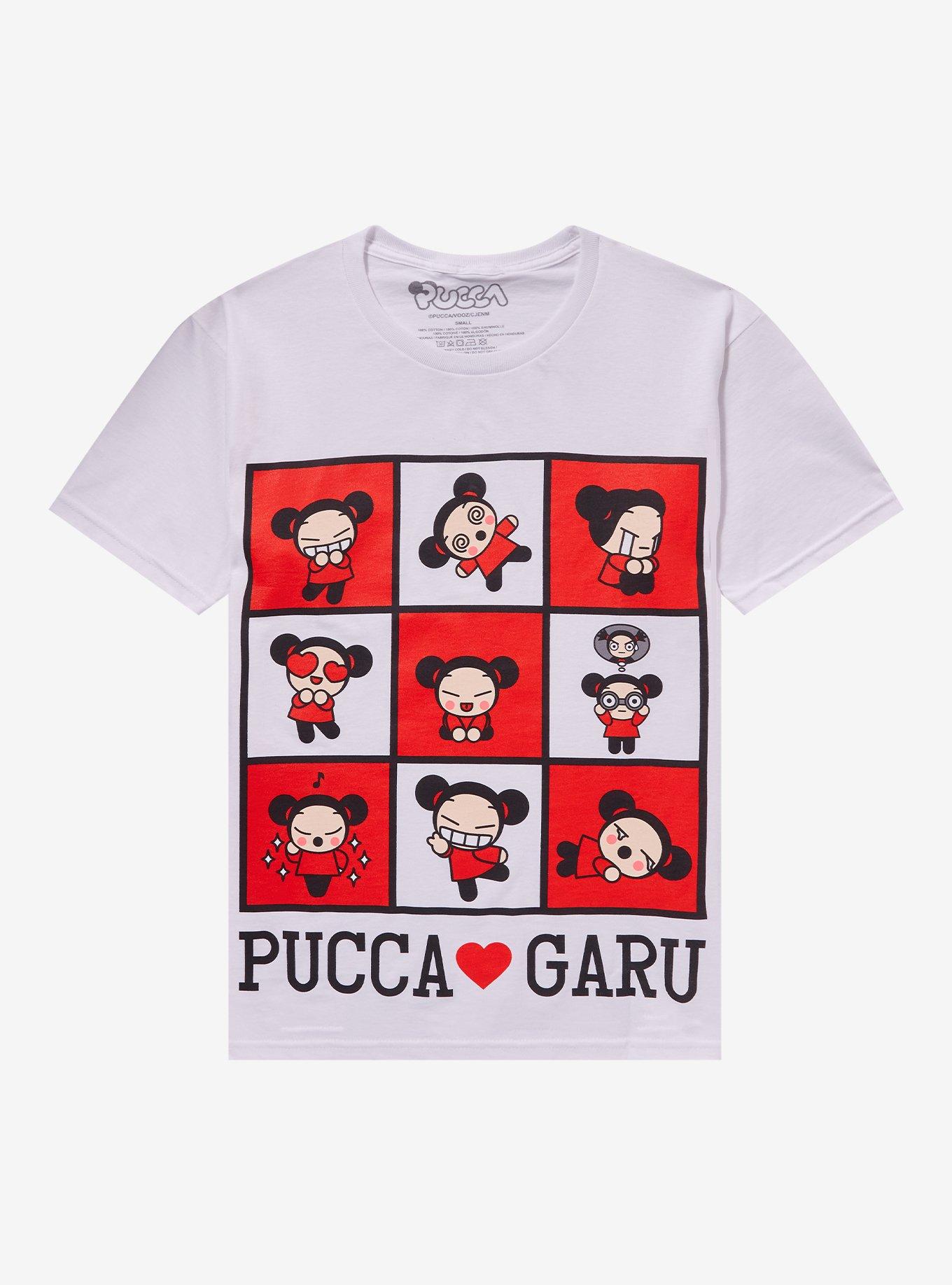 Pucca Garu Grid Girls TShirt Graphic Tee | Graphic Tee | Unisex Shirt | Best-Selling Design