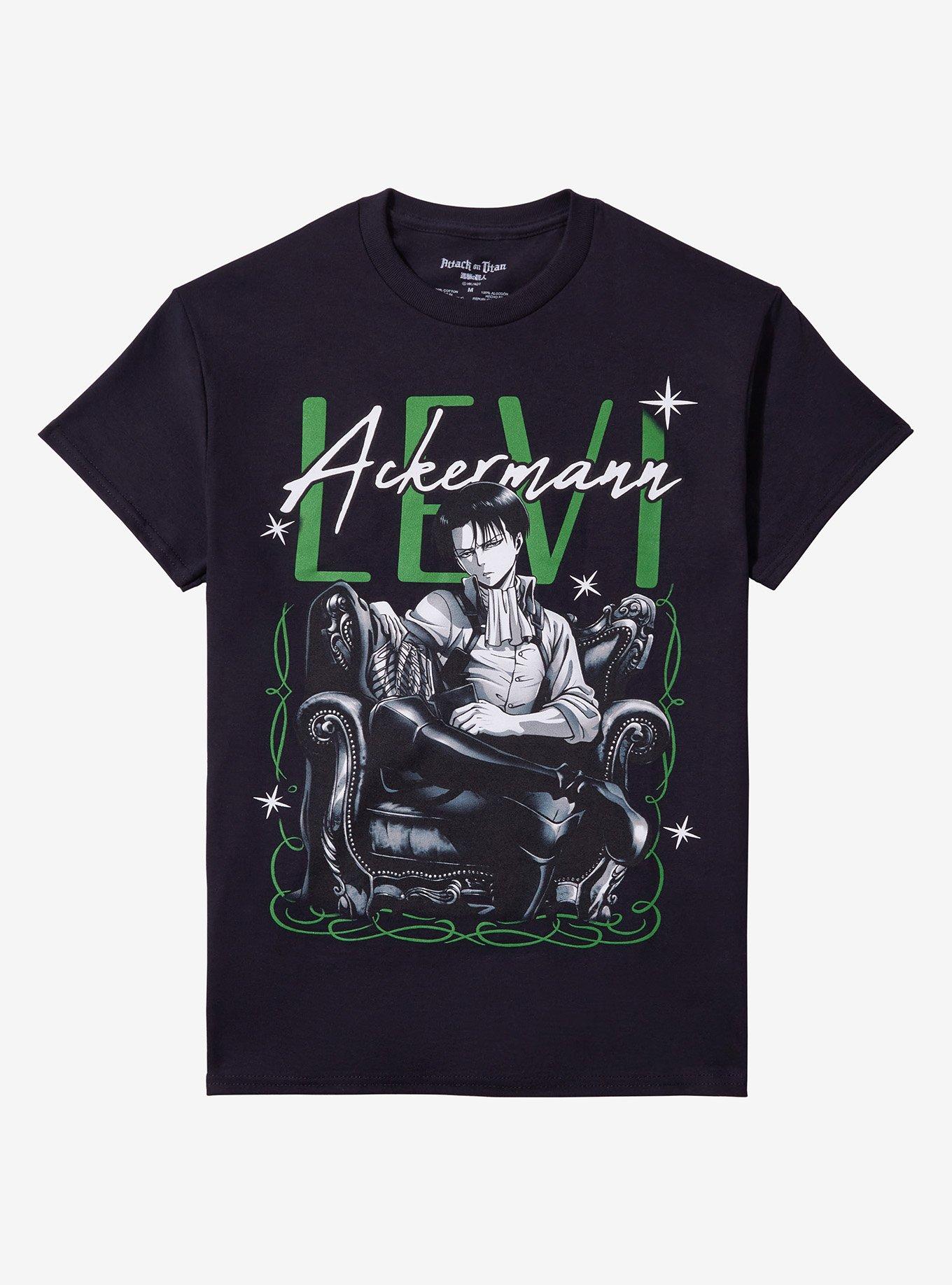 Attack On Titan Levi Chair Tonal Girls T-Shirt | Premium Unisex T-Shirt, Trending Graphic Tee