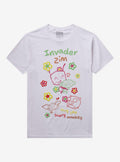 Invader Zim GIR Animal Friends Puff Prince Girls TShirt Graphic Tee | Graphic Tee | Unisex Shirt | Perfect Gift For Fans