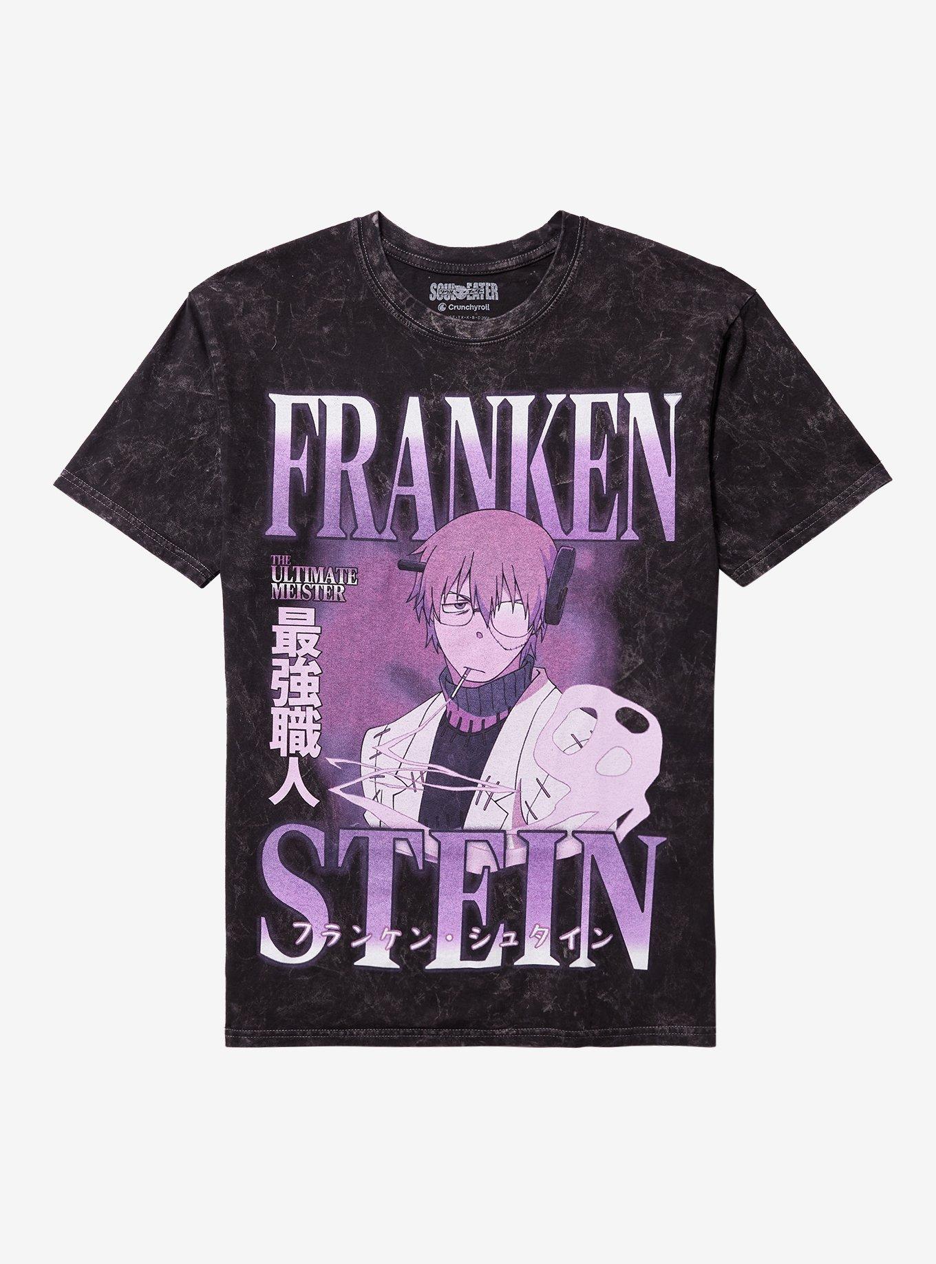Soul Eater Franken Stein Dark Wash TShirt Graphic Tee | Graphic Tee | Unisex Shirt | Best-Selling Design