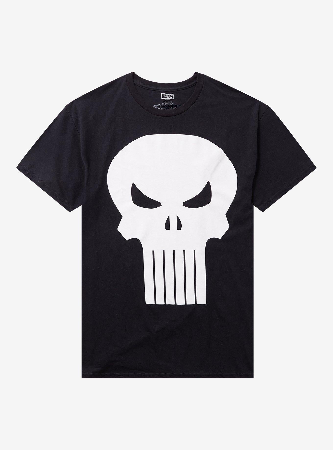 Marvel Punisher Logo TShirt Graphic Tee | Graphic Tee | Unisex Shirt | Premium Quality Apparel