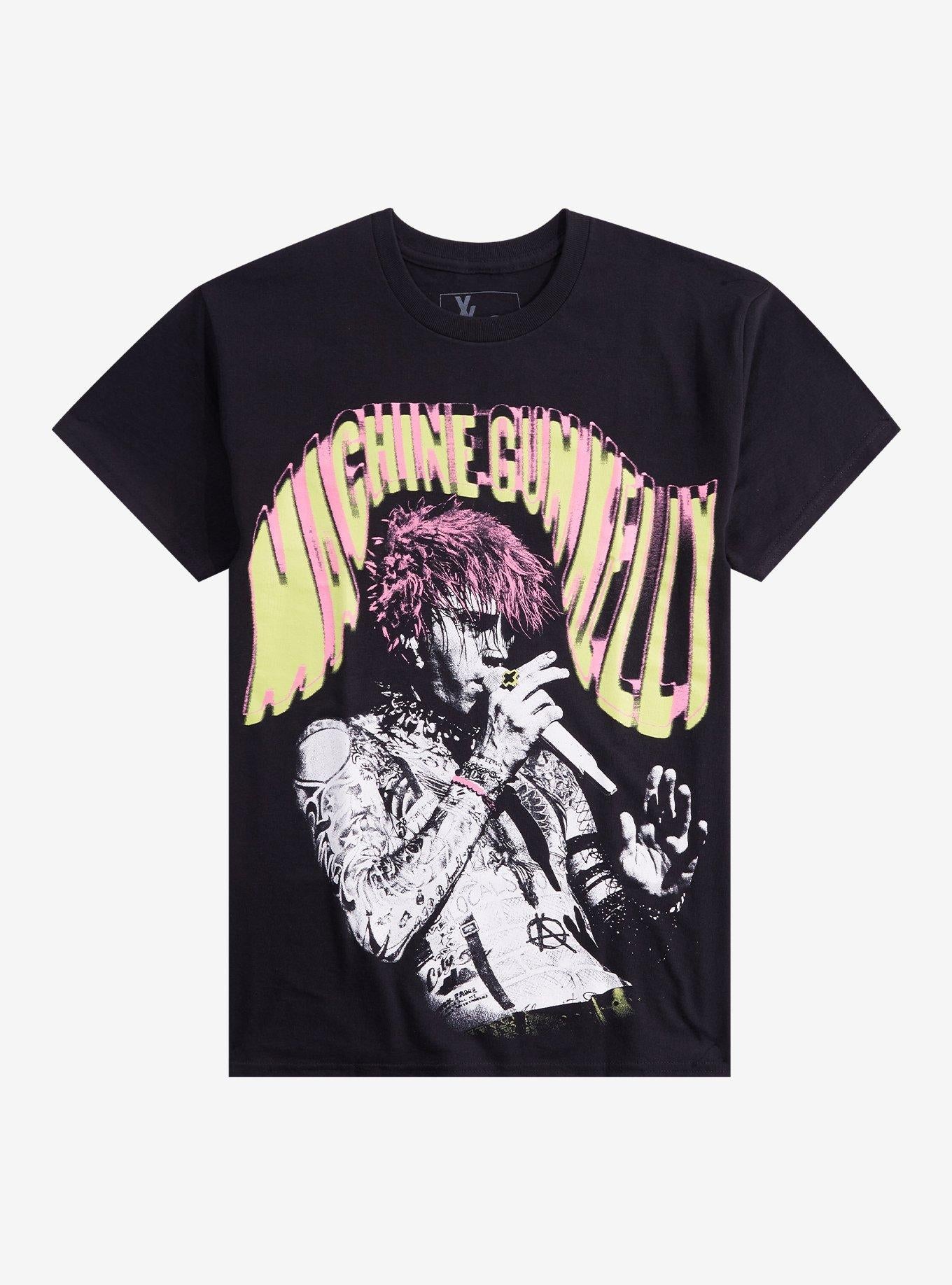 Machine Gun Kelly Pink Hair Portrait TShirt Graphic Tee | Graphic Tee | Unisex Shirt | Top Trending Fashion