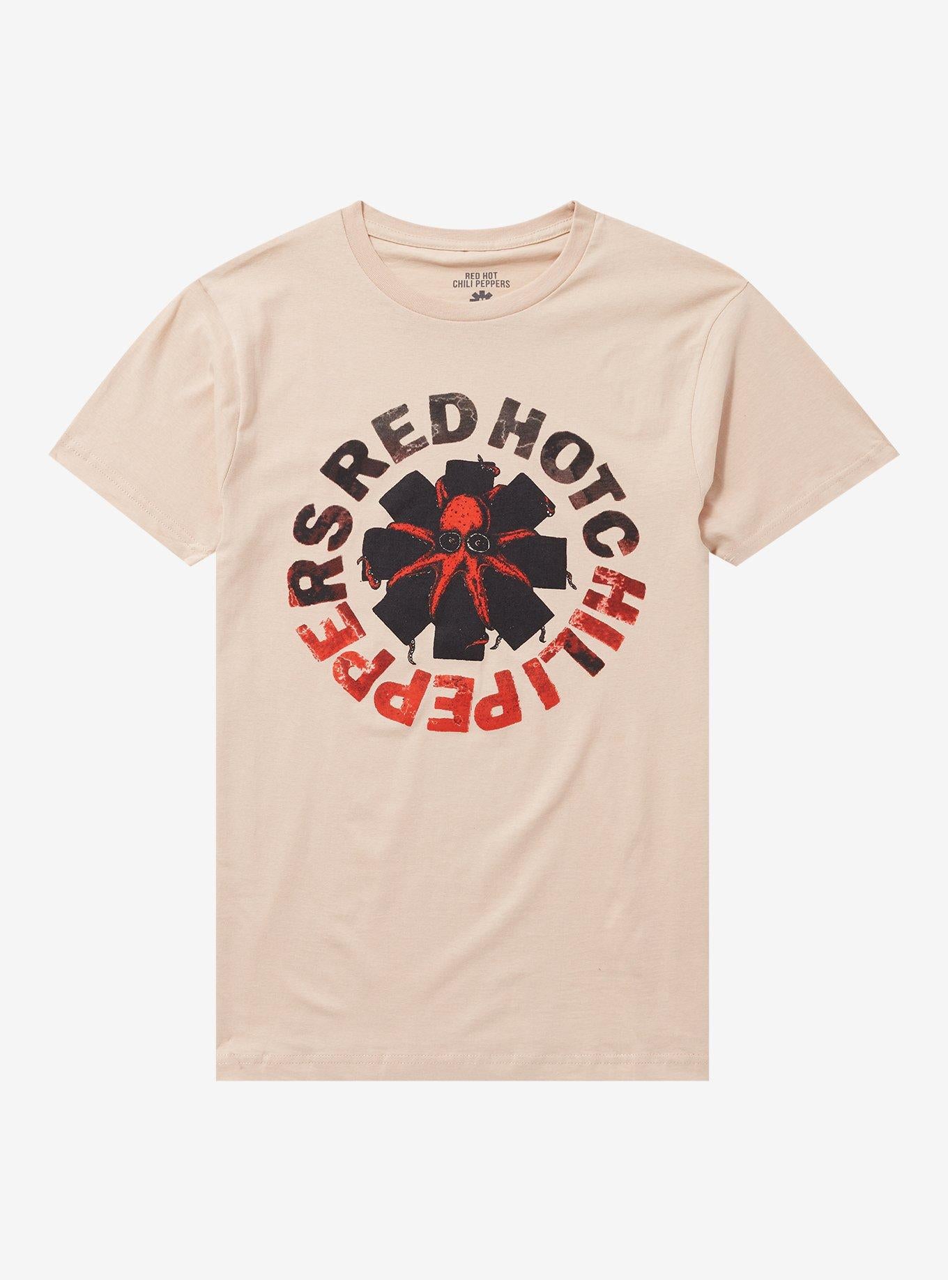 Red Hot Chili Peppers Octopus Logo Boyfriend Fit Girls TShirt Graphic Tee | Graphic Tee | Unisex Shirt | Soft Comfortable Wear
