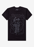 Metallica One Faux Faded T Shirt