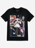 Frieren Beyond Journey's End Grid Trio T-Shirt | Premium Unisex T-Shirt, Trending Graphic Tee