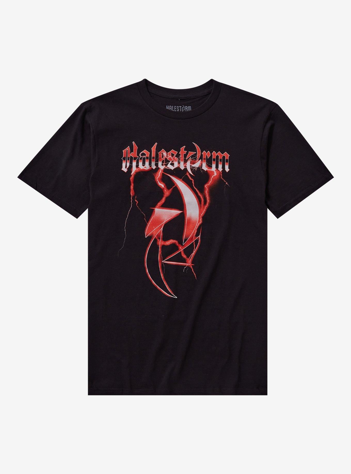 Halestorm Red Lightning Logo T-Shirt | Premium Unisex T-Shirt, Trending Graphic Tee