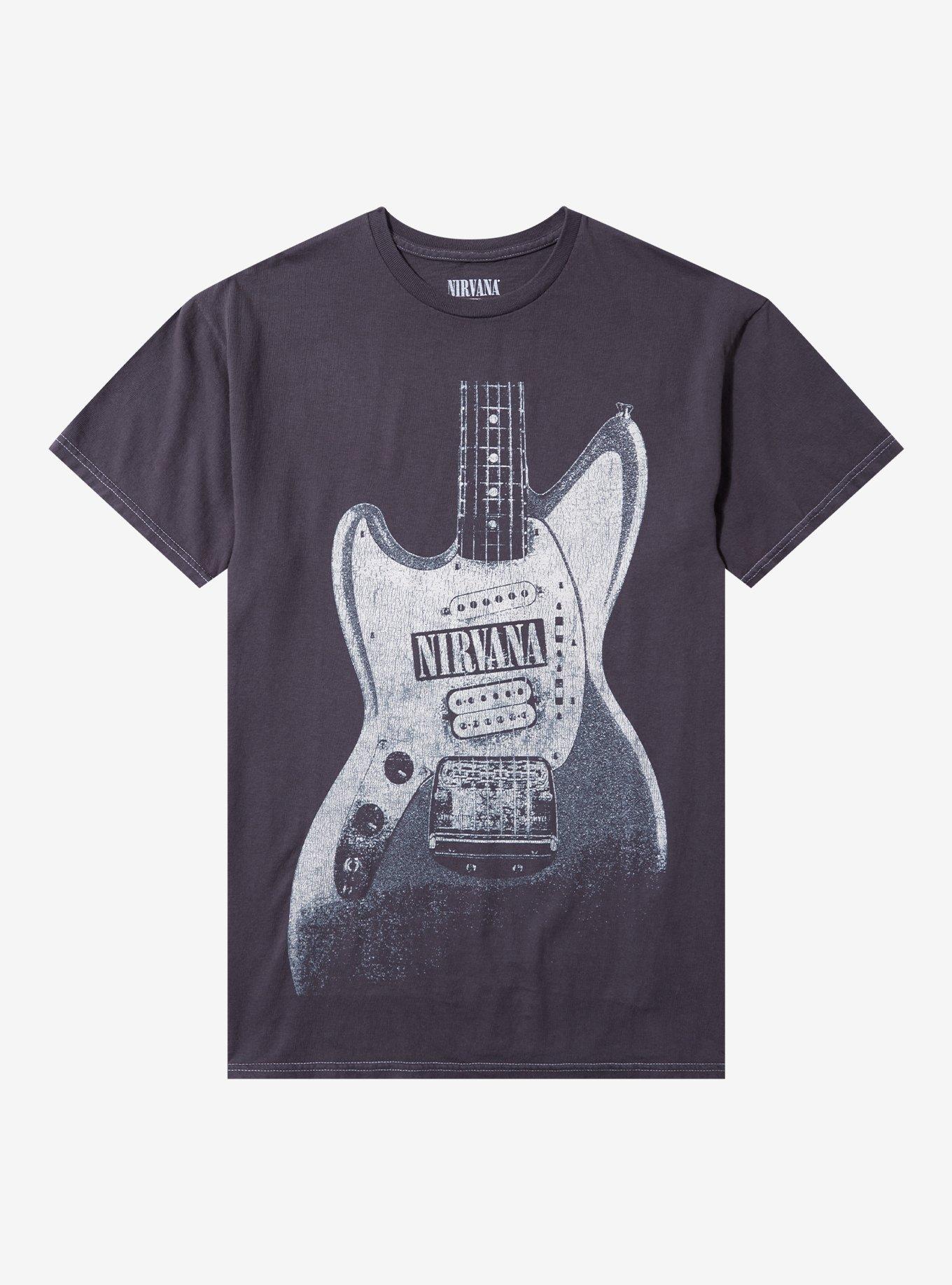 Nirvana Guitar Pigment Dye T Shirt