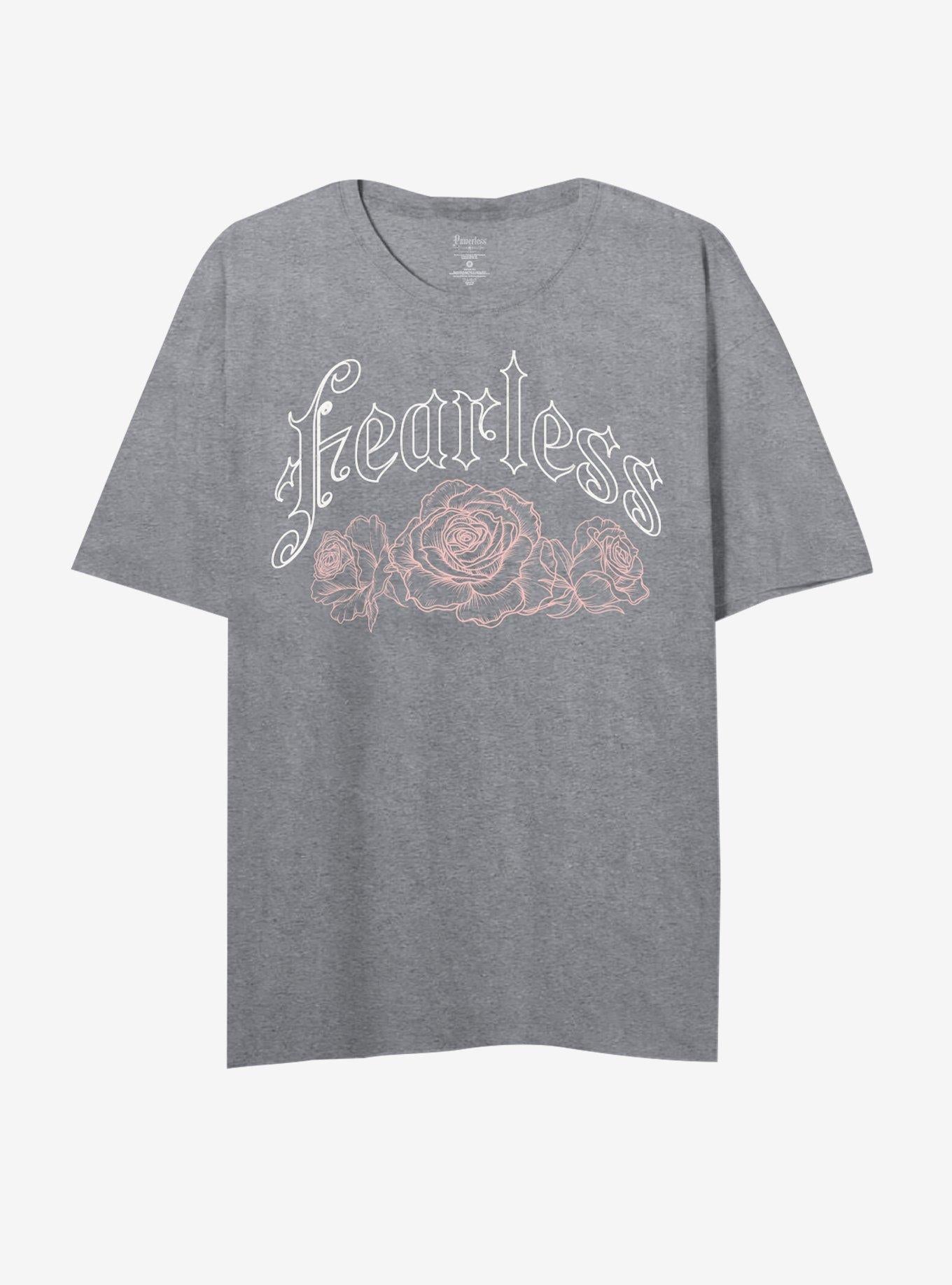 Powerless Fearless Roses Girls T-Shirt | Premium Unisex T-Shirt, Trending Graphic Tee
