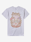 My Melody Kuromi My Sweet Piano Flower Tea Glitter Girls TShirt Graphic Tee | Graphic Tee | Unisex Shirt | Top Trending Fashion