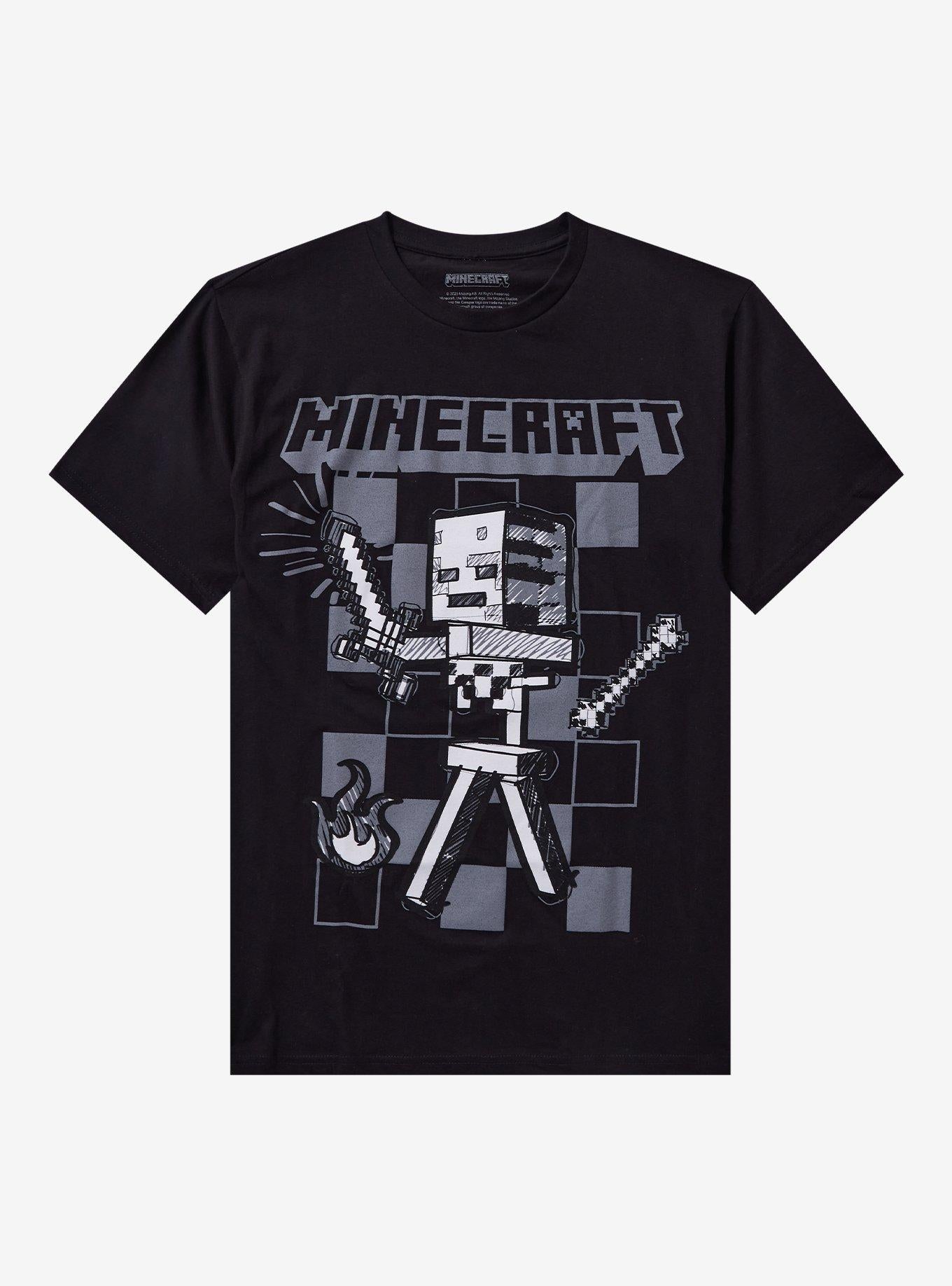 Minecraft Skeleton Tonal T Shirt