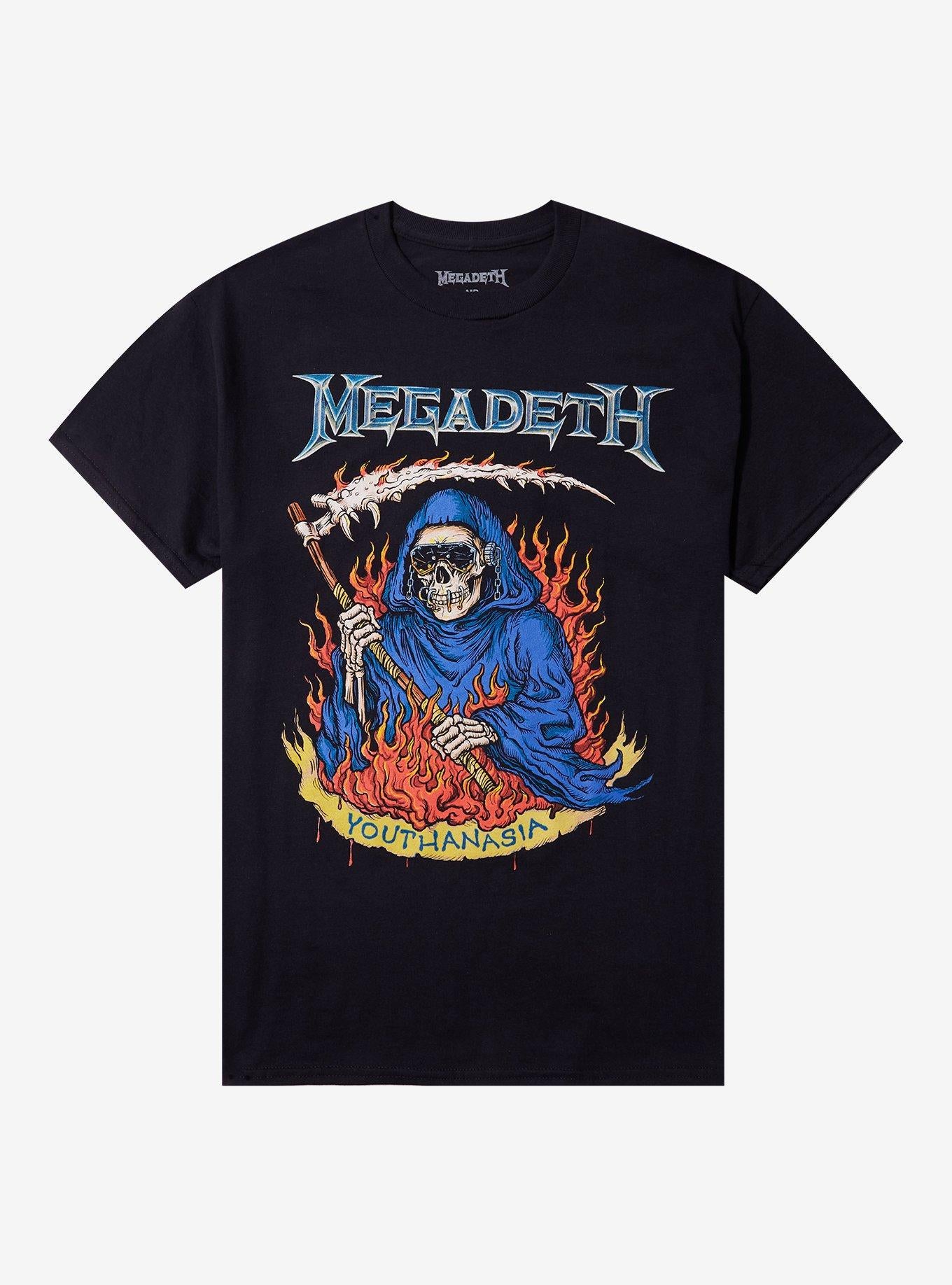 Megadeth Youthanasia Grim Reaper T-Shirt | Premium Unisex T-Shirt, Trending Graphic Tee