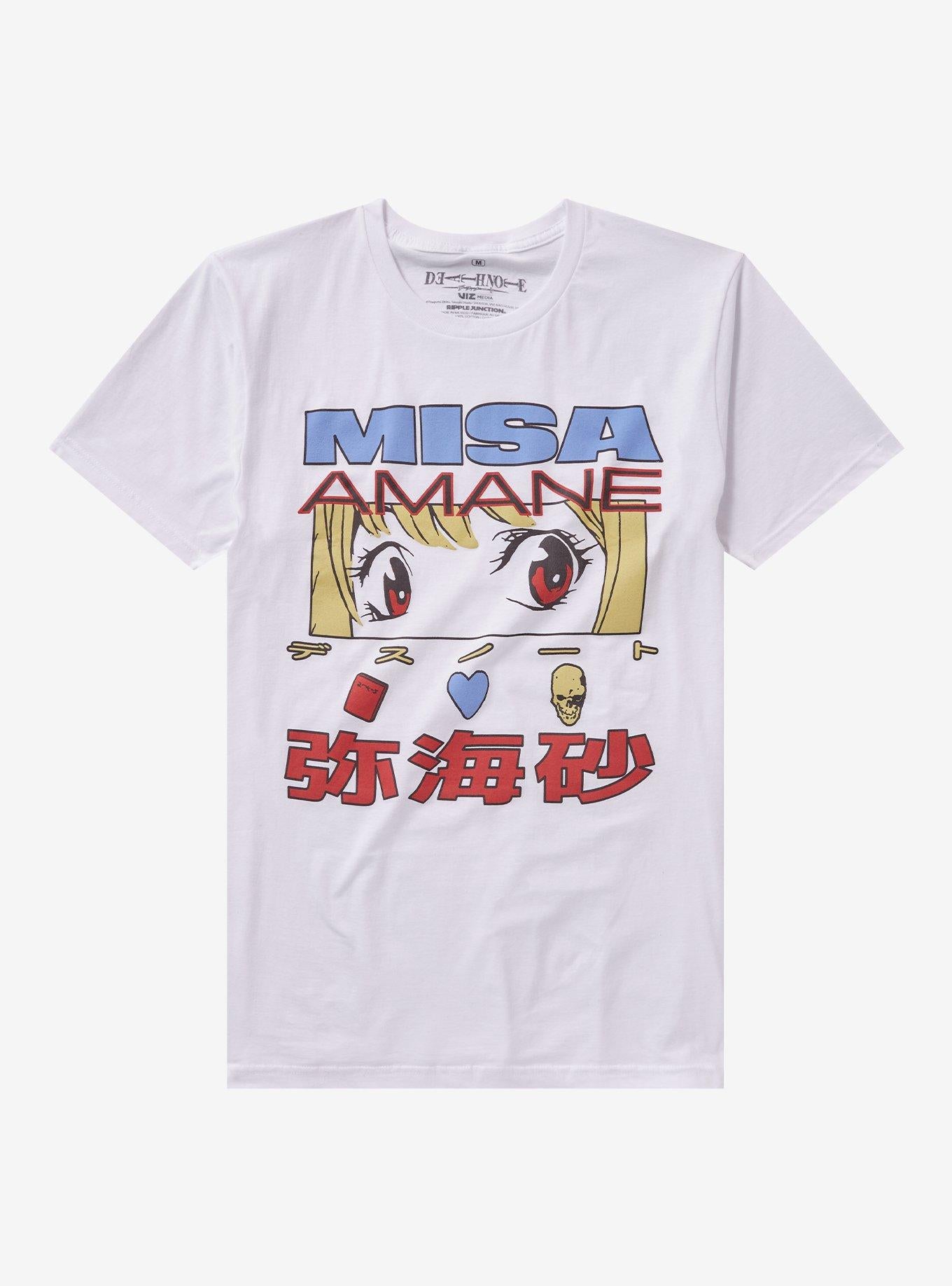 Death Note Misa Amane Eye Panel Girls TShirt Graphic Tee | Graphic Tee | Unisex Shirt | Perfect Gift For Fans