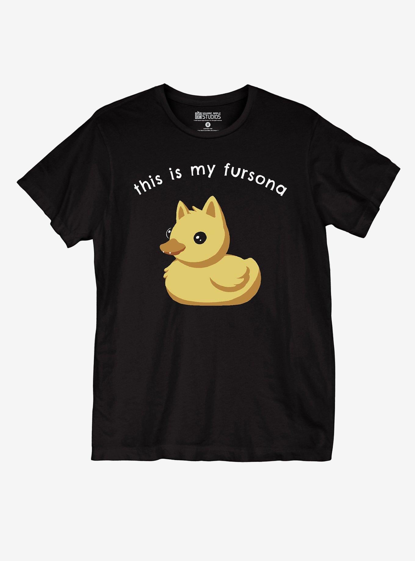 Fursona Rubber Duck T-Shirt By Square Apple Studios | Premium Unisex T-Shirt, Trending Graphic Tee