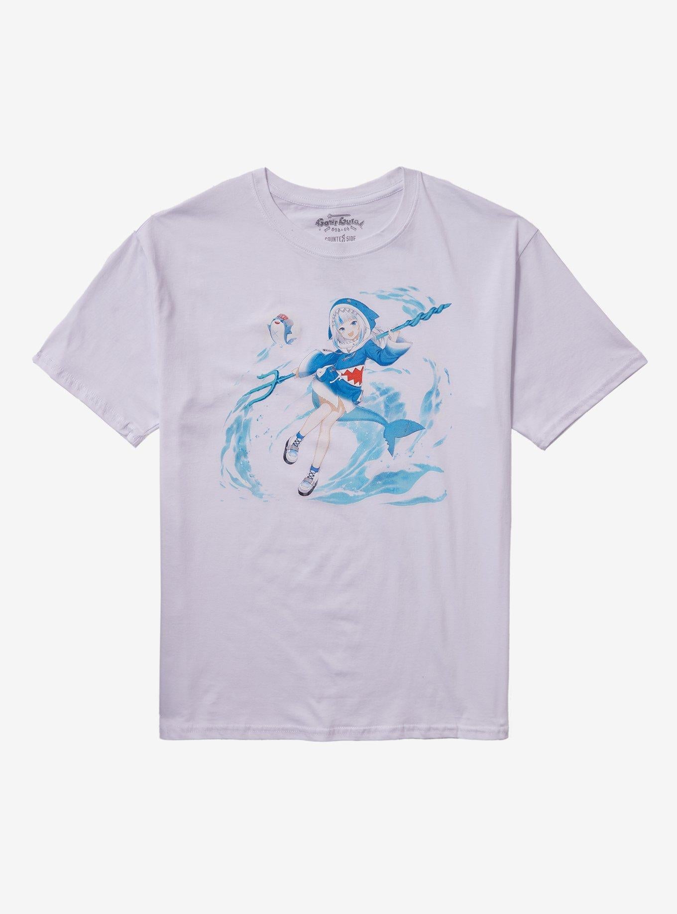 CounterSide X Hololive Myth Gawr Gura Girls T-Shirt | Premium Unisex T-Shirt, Trending Graphic Tee