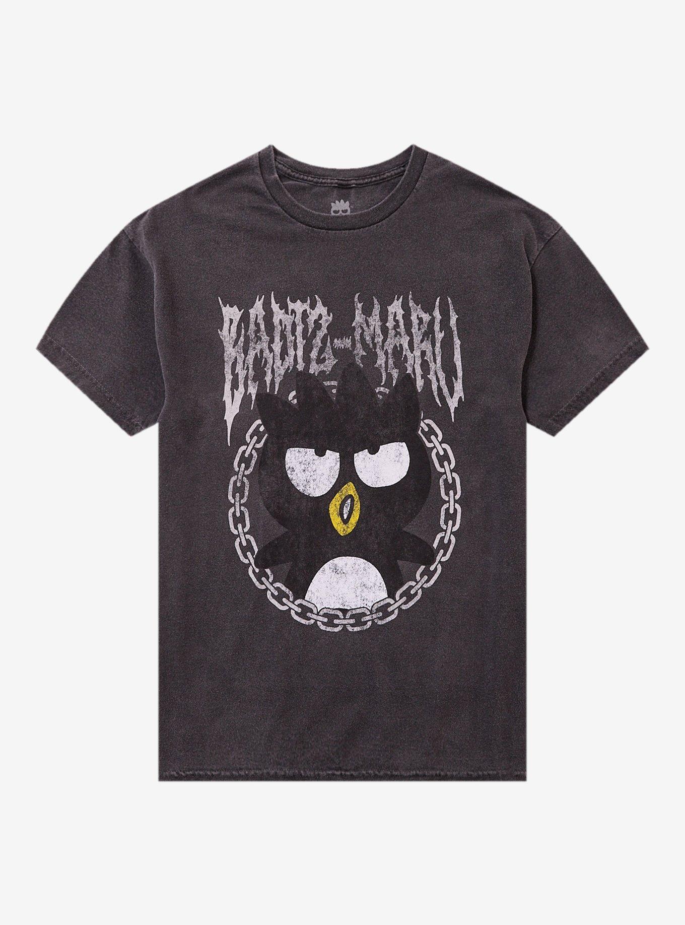 BadtzMaru Chain Faded Wash TShirt Graphic Tee | Graphic Tee | Unisex Shirt | High-Quality Print