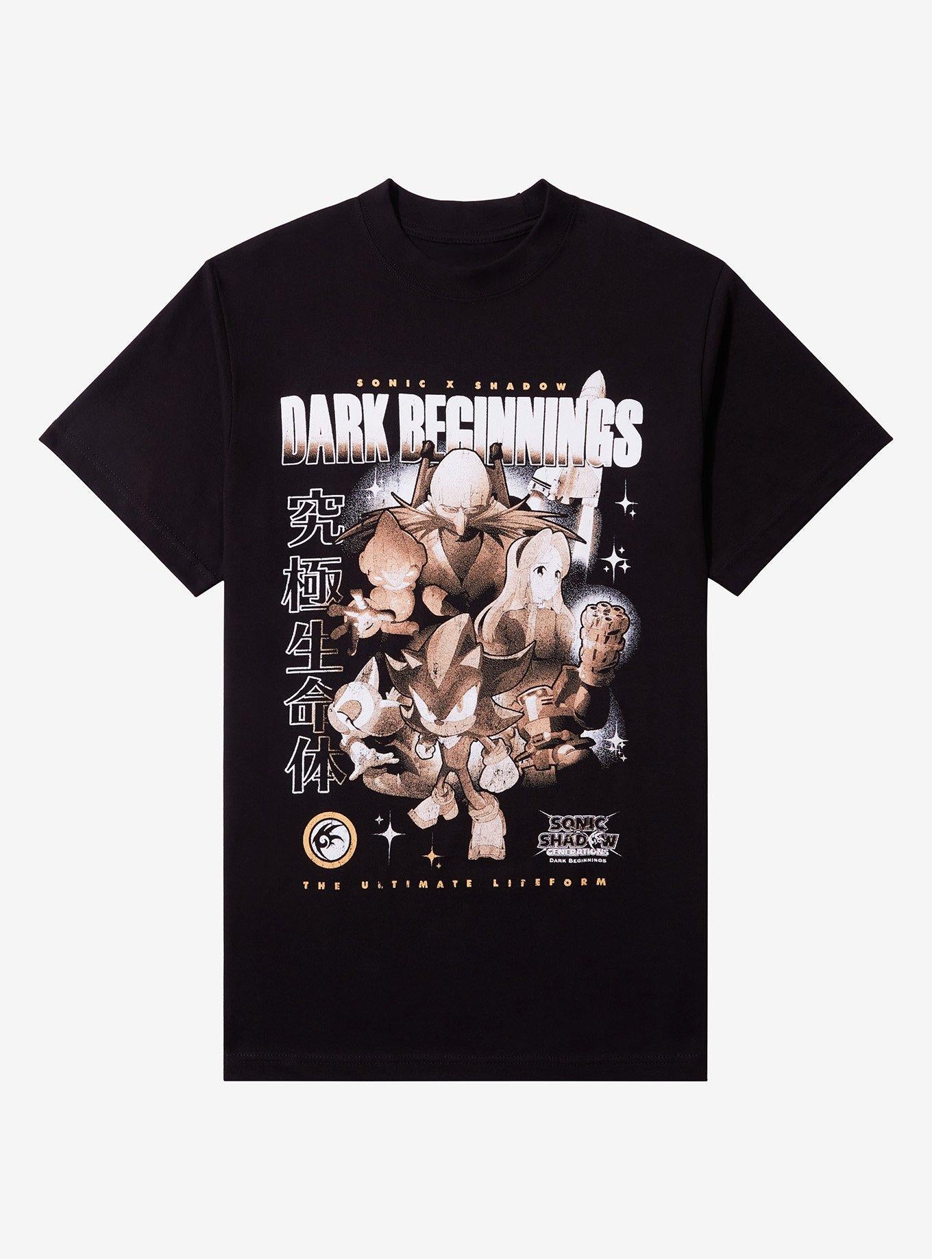 Sonic X Shadow Generations Dark Beginnings Collage TShirt Graphic Tee | Graphic Tee | Unisex Shirt | Premium Quality Apparel