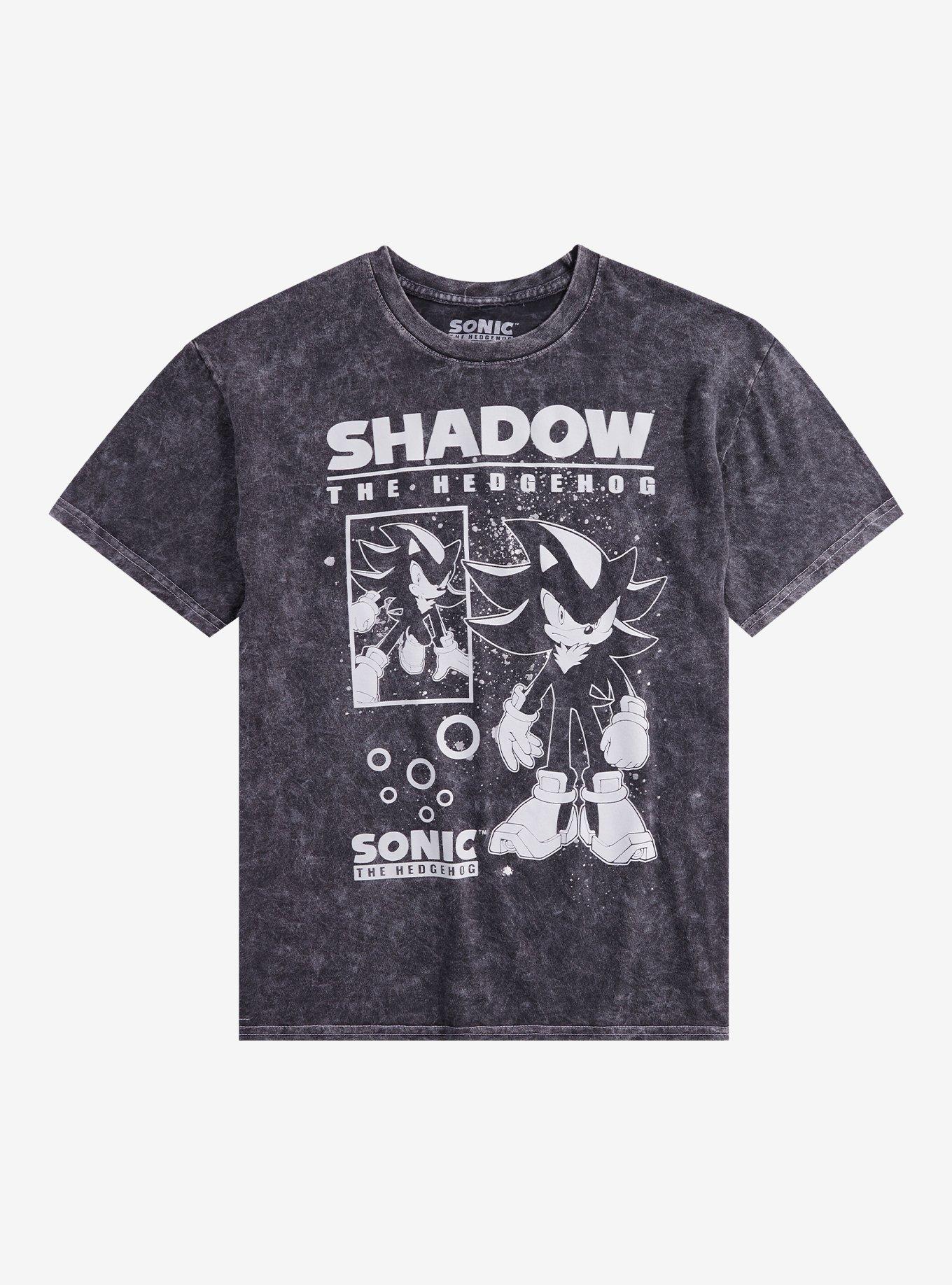 Sonic The Hedgehog Shadow Mineral Wash T-Shirt | Premium Unisex T-Shirt, Trending Graphic Tee