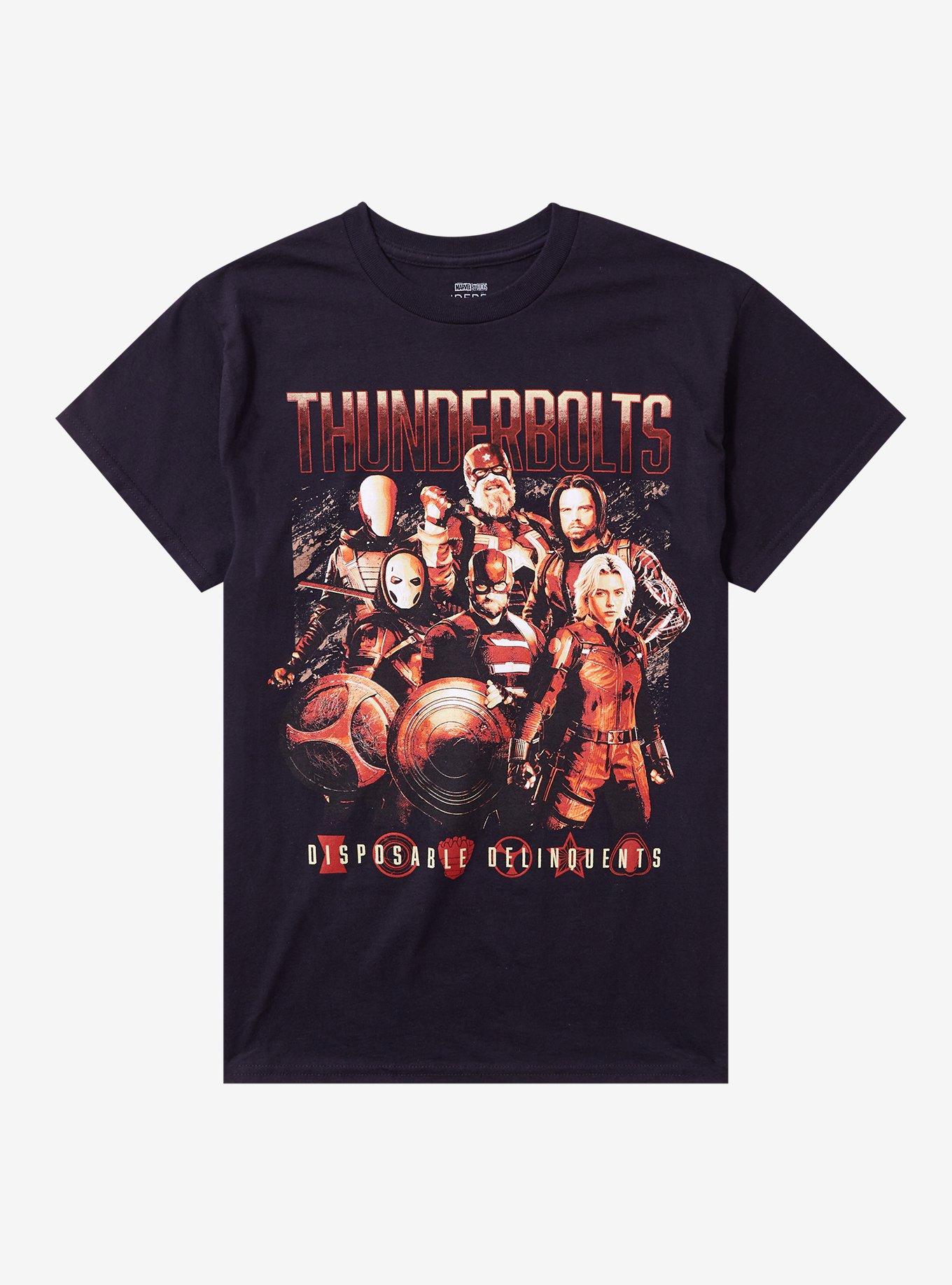 Marvel Thunderbolts Group Lineup TShirt Graphic Tee | Graphic Tee | Unisex Shirt | Perfect Gift For Fans