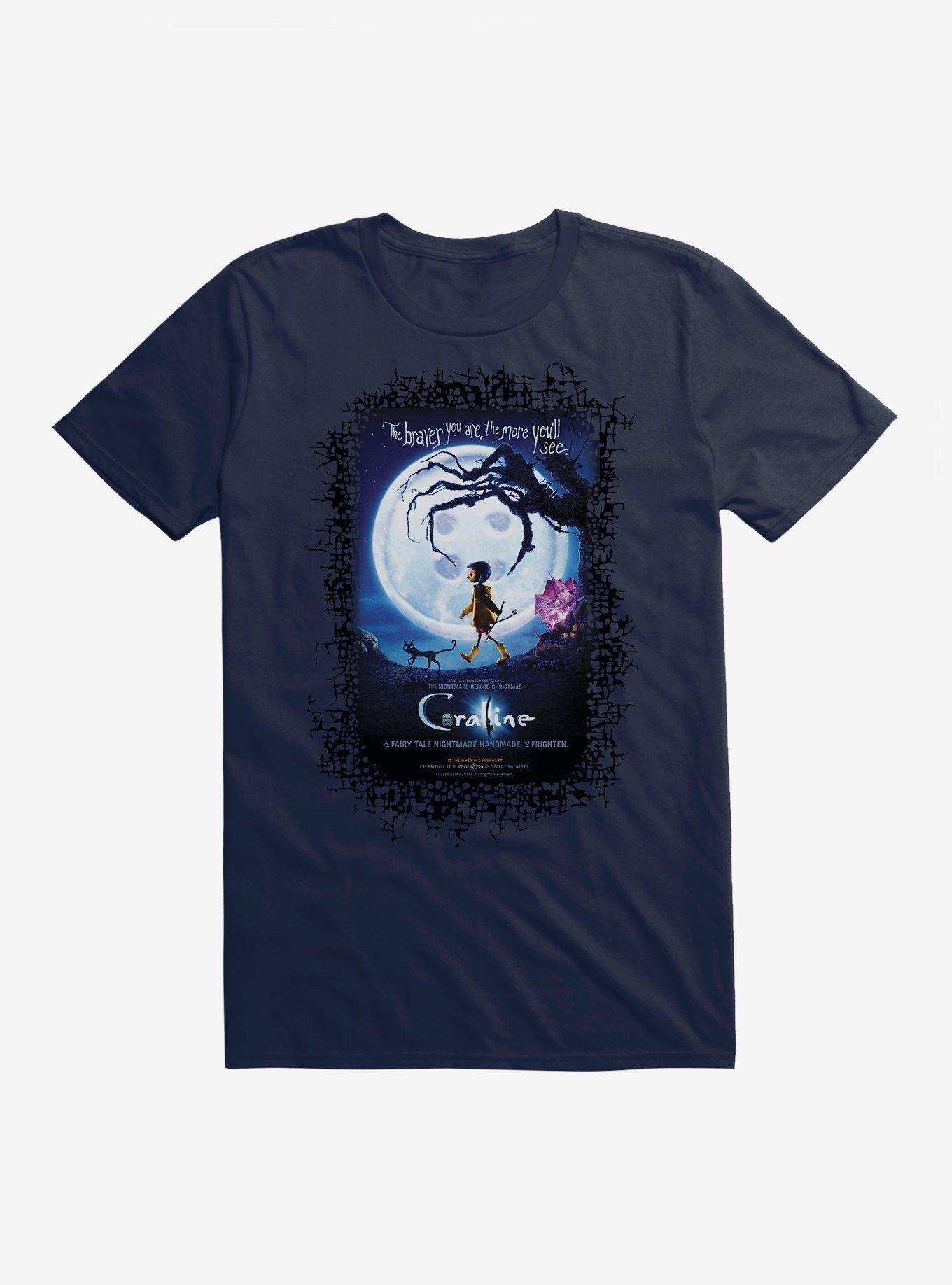 Coraline Moon Silhouette Poster Extra Soft T-Shirt | Premium Unisex T-Shirt, Trending Graphic Tee