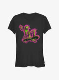 The Nightmare Before Christmas Skating Jack Girls T-Shirt
