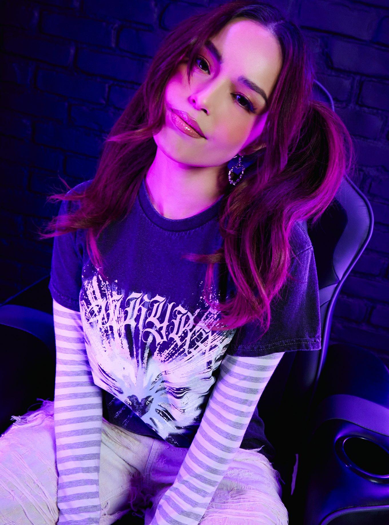 Valkyrae Butterfly Heart Mineral Wash TShirt Graphic Tee | Graphic Tee | Unisex Shirt | Comfortable Daily Wear