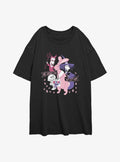 The Nightmare Before Christmas Lock Shock Barrel Caught Him Girls Oversized T-Shirt T-Shirt | Premium Graphic | Great Gift Idea