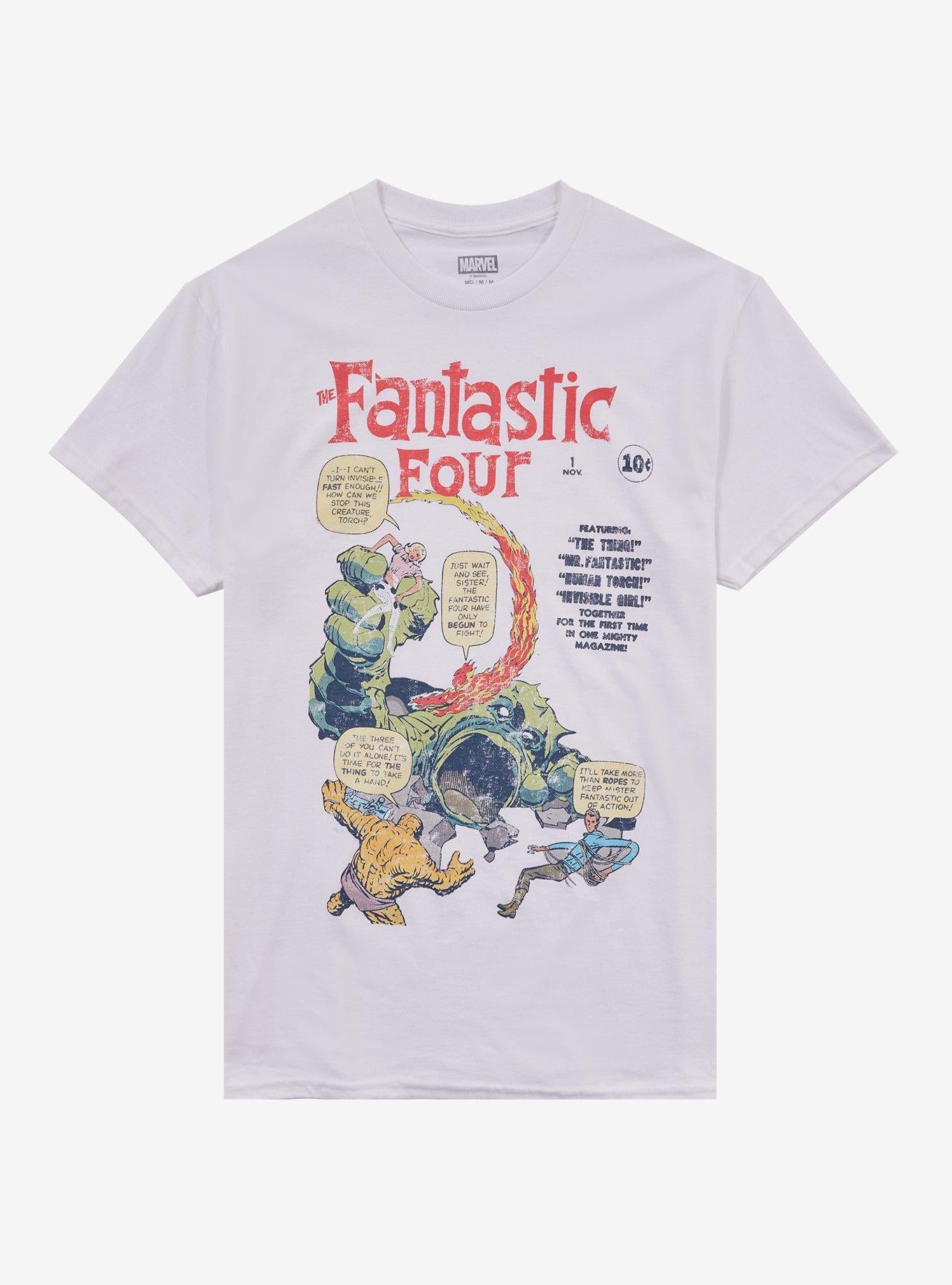 Marvel The Fantastic Four Comic Book Cover T-Shirt T-Shirt | Best-Selling Artwork | High Demand Item