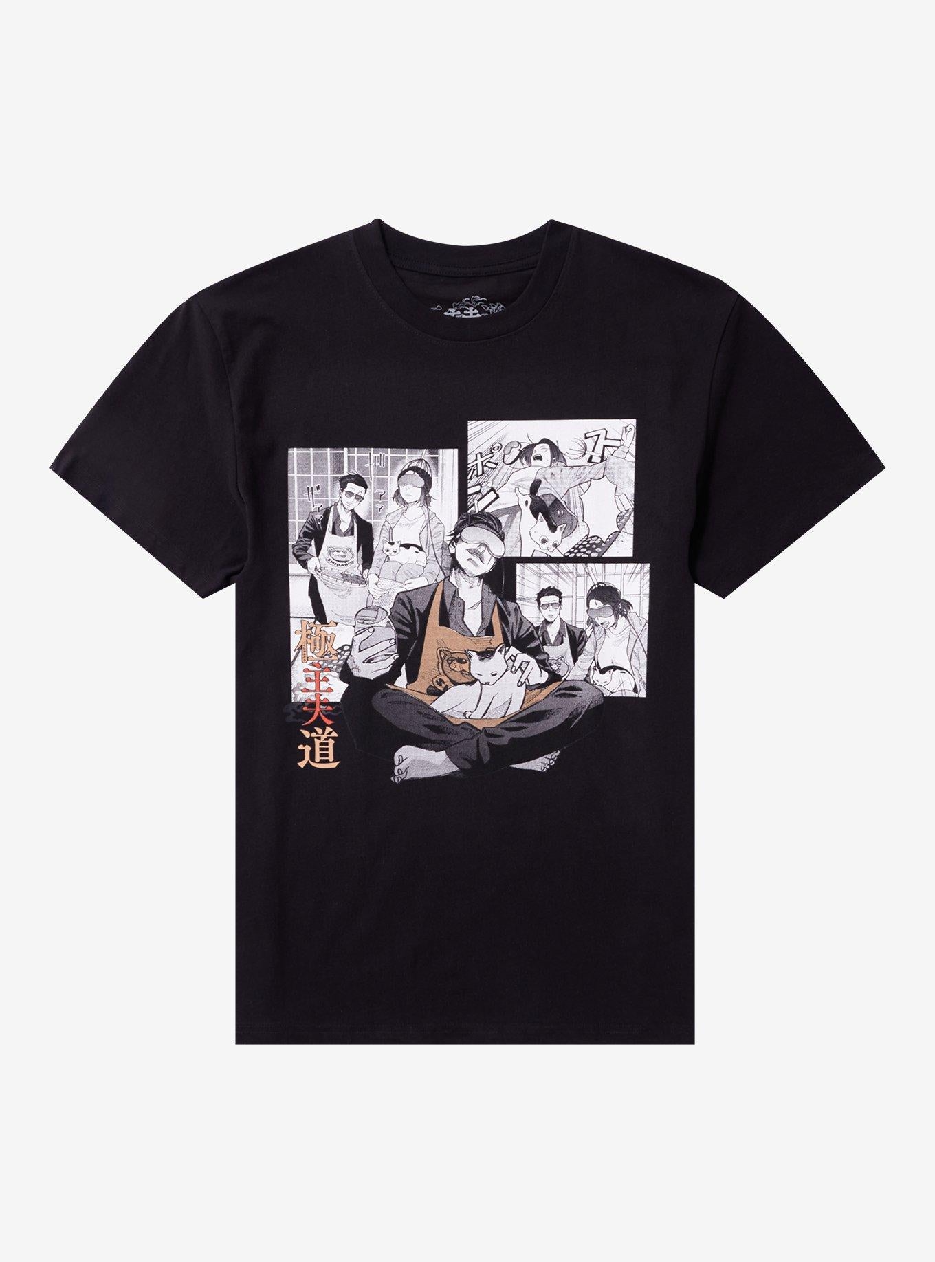 The Way Of The Househusband Tatsu Cat Manga Panels TShirt Graphic Tee | Graphic Tee | Unisex Shirt | Top Trending Fashion