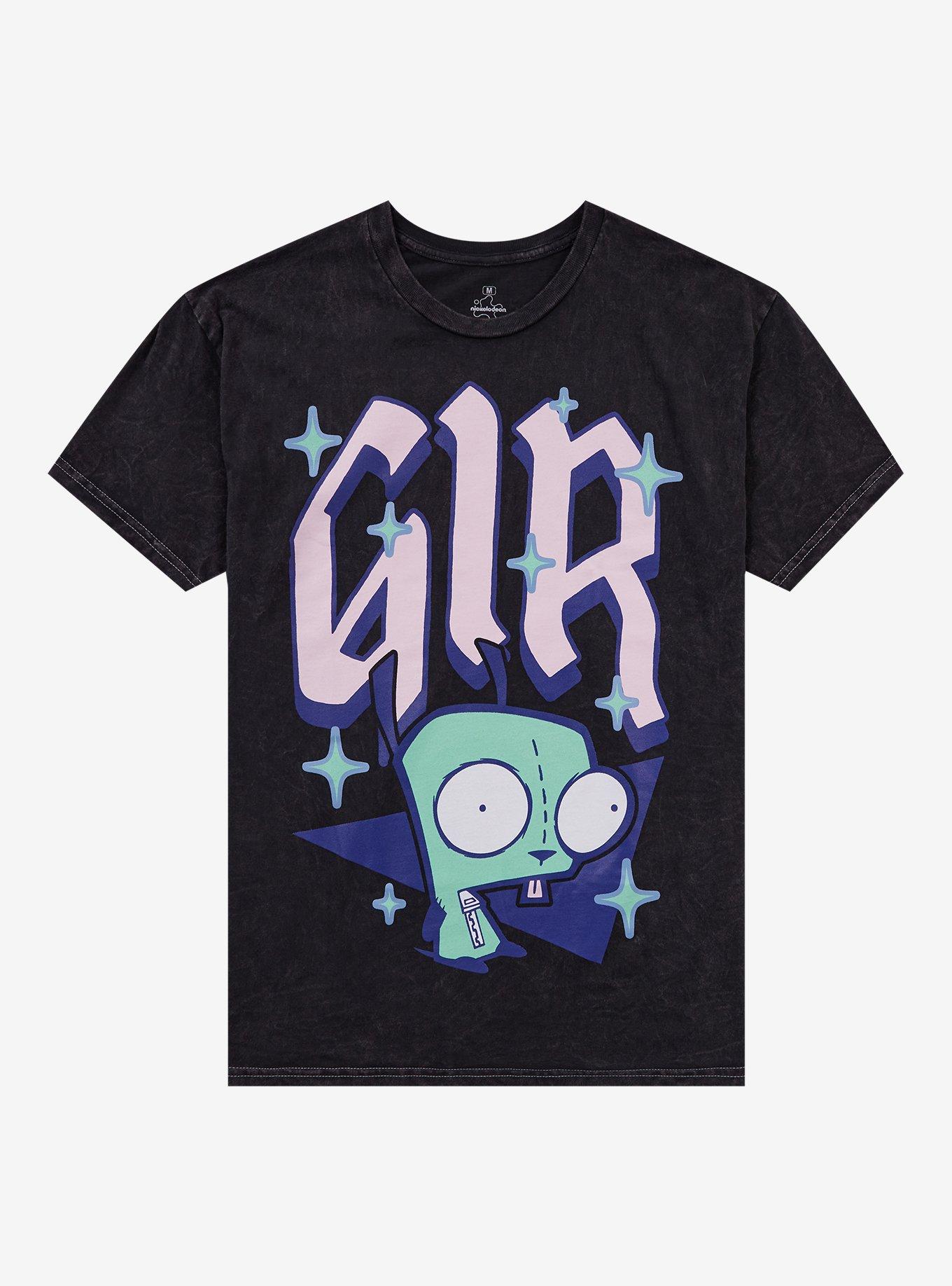 Invader Zim GIR Sparkle Dark Wash TShirt Graphic Tee | Graphic Tee | Unisex Shirt | Best-Selling Design