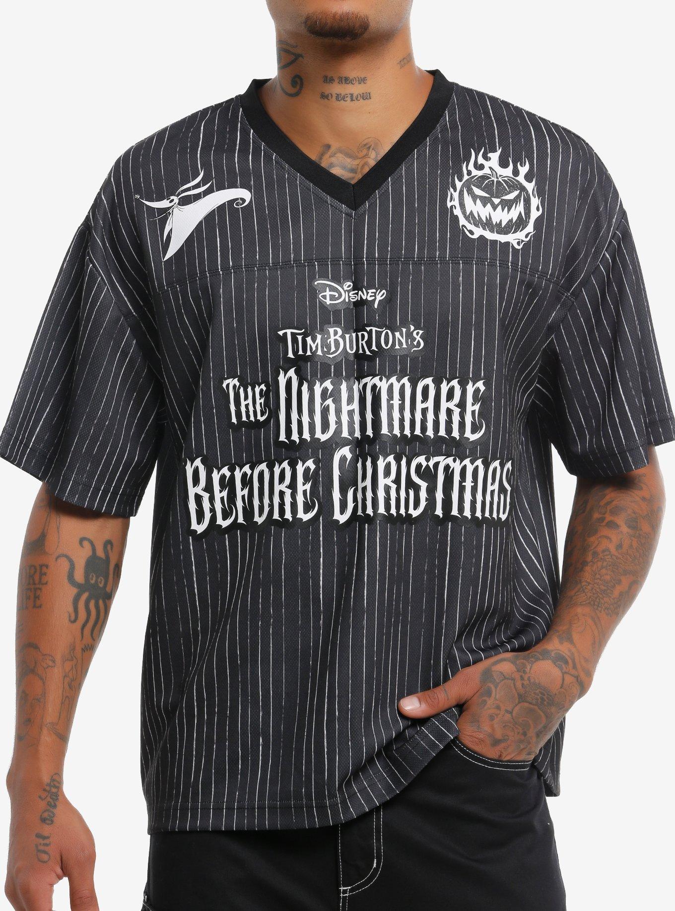 Our Universe The Nightmare Before Christmas Jack Skellington Football Jersey T-Shirt | Premium Graphic | Great Gift Idea