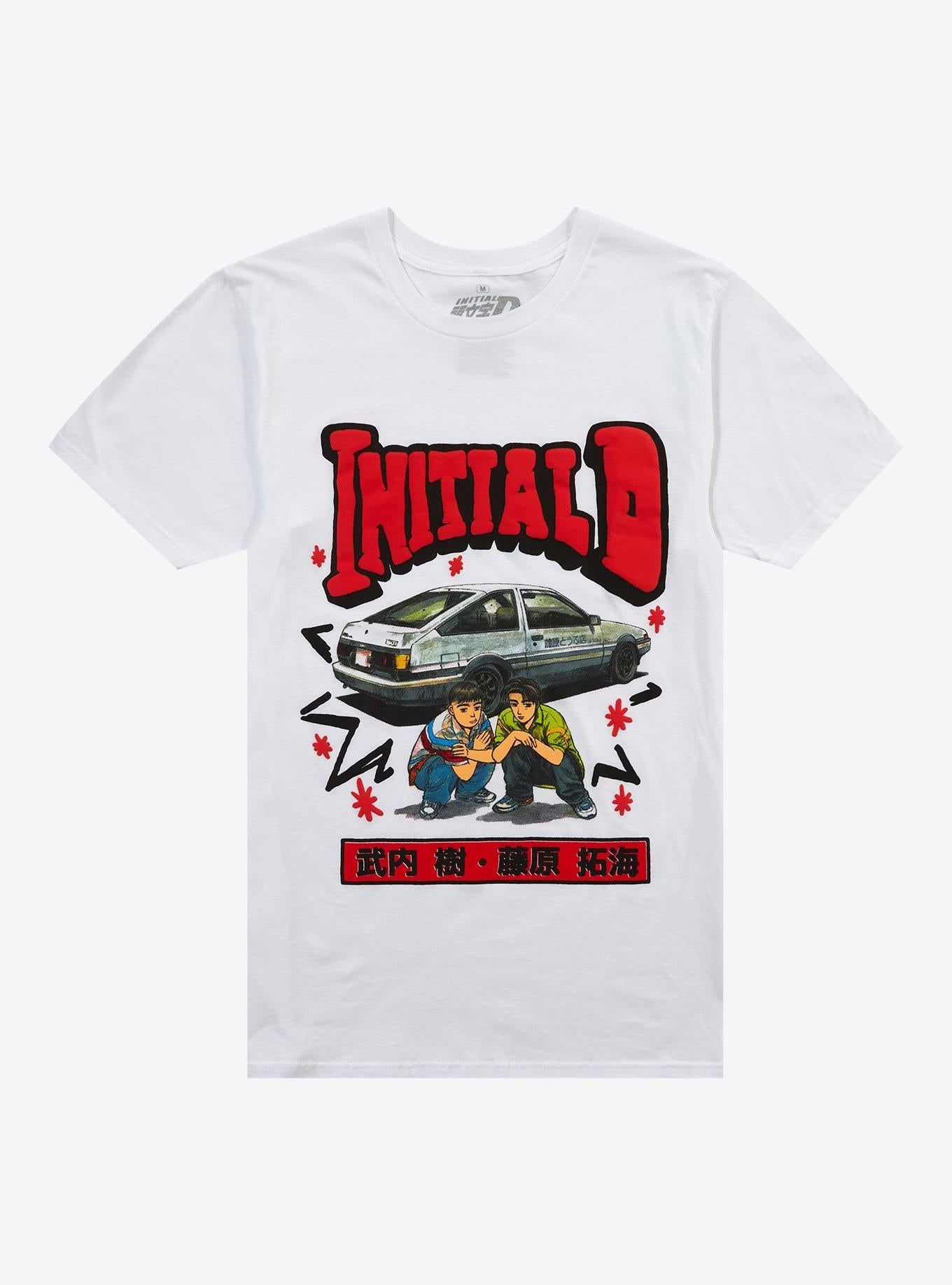 Initial D Crouching Puff Print TShirt Graphic Tee | Graphic Tee | Unisex Shirt | Comfortable Daily Wear